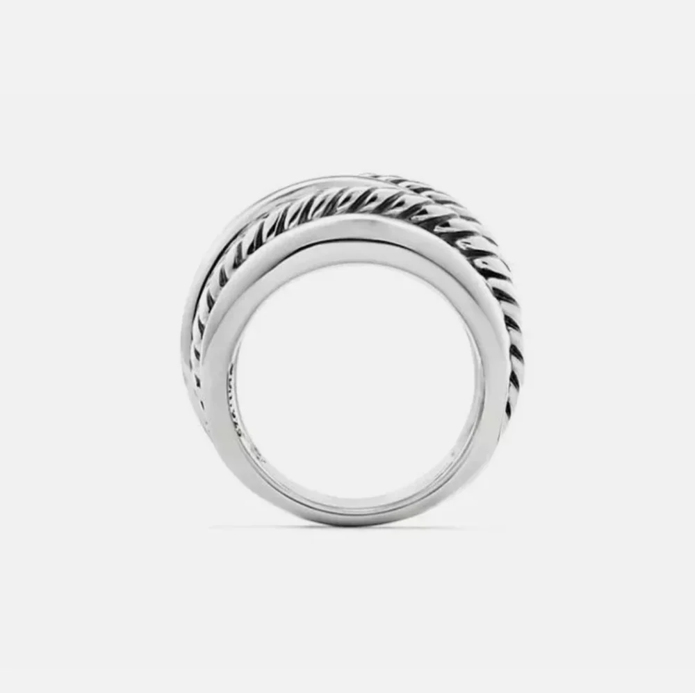 David Yurman- Wide Sterling Silver Crossov⦠- Picture 5 of 12